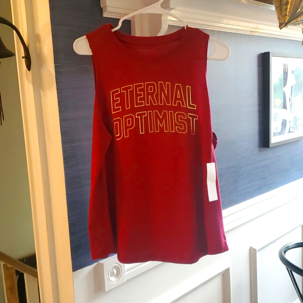 Kids Sleeveless Top - Red